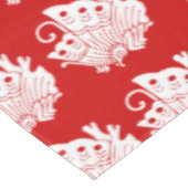 Nappe Papillon asiatique Japonais Conception Kamon (Angle)