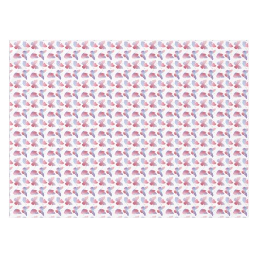 Nappe Papillon - Élégant rectangle de papillons Pastel (Devant (Horizontal))