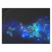 Nappe Papillon Morpho sur fond sombre (Devant (Horizontal))