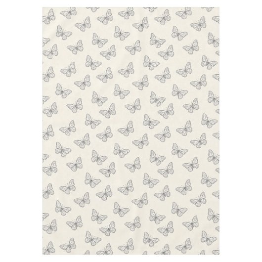 Nappe Papillon motif d'art en ligne (Devant)
