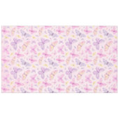 Nappe Papillon rose et violet en tissu de table (Devant (Horizontal))