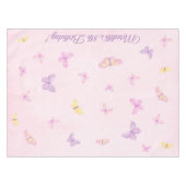 Nappe Papillon rose et violet en tissu de table (Devant (Horizontal))