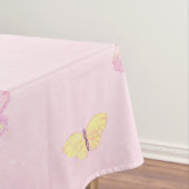 Nappe Papillon rose et violet en tissu de table (In Situ)