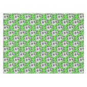 Nappe Papillon sur Motif de fleurs Design vert (Devant (Horizontal))