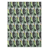 Nappe Papillon tropical noir et blanc (Devant)