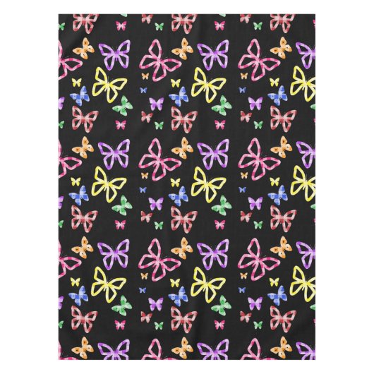 NAPPE PAPILLONS À CARREAUX (Devant)