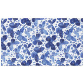Nappe Papillons Aquarelle Bleu (Devant (Horizontal))