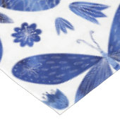 Nappe Papillons Aquarelle Bleu (Angle)