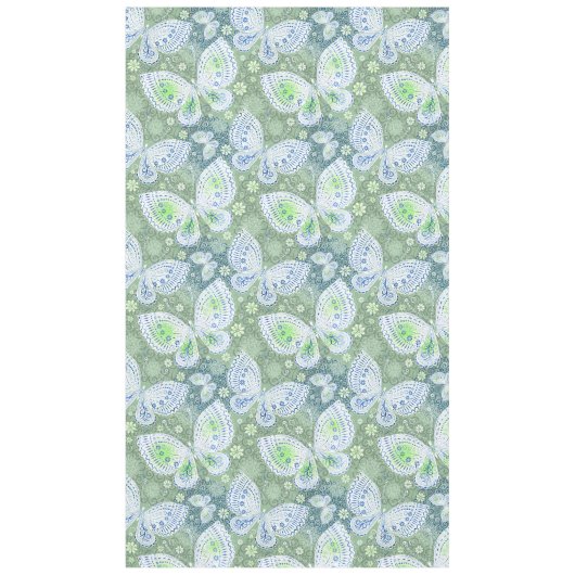 Nappe Papillons Bleus & Verts (Devant)