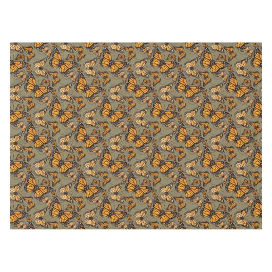 Nappe Papillons de monarque (Devant (Horizontal))