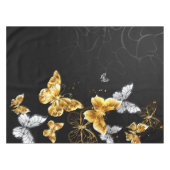 Nappe Papillons dorés et blancs (Devant (Horizontal))
