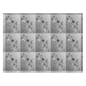Nappe Papillons noirs et blancs (Devant (Horizontal))