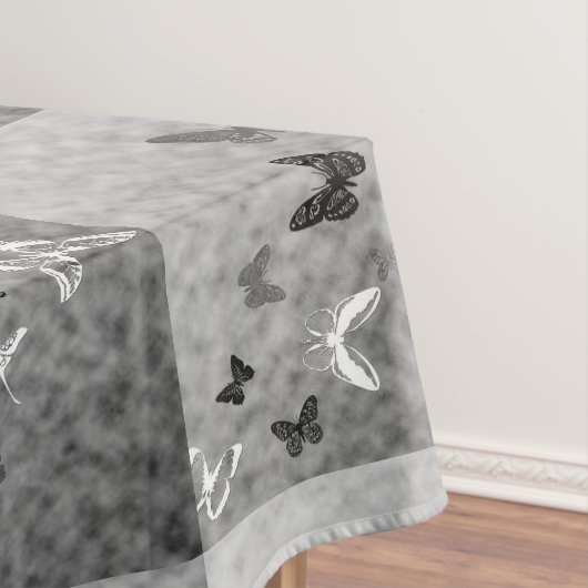Nappe Papillons noirs et blancs (In Situ)