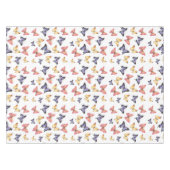 Nappe Papillons Rose Violet (Devant (Horizontal))