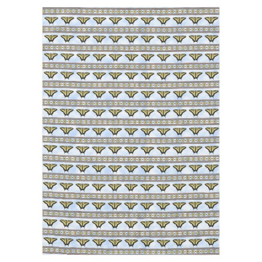 Nappe Papillons Southwest Yellow Swallowtail Moyen (Devant)