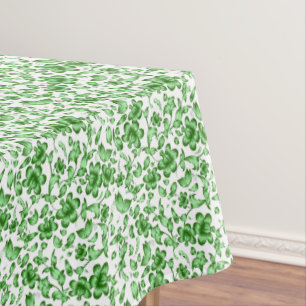 Nappe Papillons verts Fleurs de printemps Floral