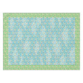 Nappe Pâque Bleu et Étoile Verte de David (Devant (Horizontal))