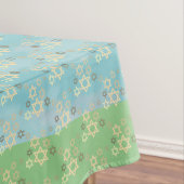 Nappe Pâque Bleu et Étoile Verte de David (In Situ)