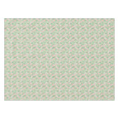 Nappe Pâques Pastel Rose & Flore Verte (Devant (Horizontal))