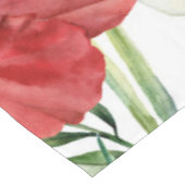 Nappe Paradis Insulaire Fleurs Tropicales Feuilles Botan (Angle)