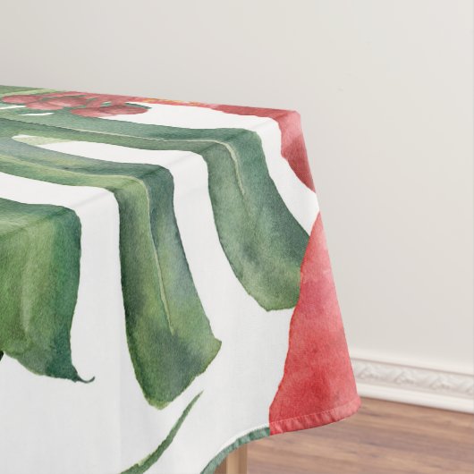 Nappe Paradis tropical floral botanique feuilles (In Situ)