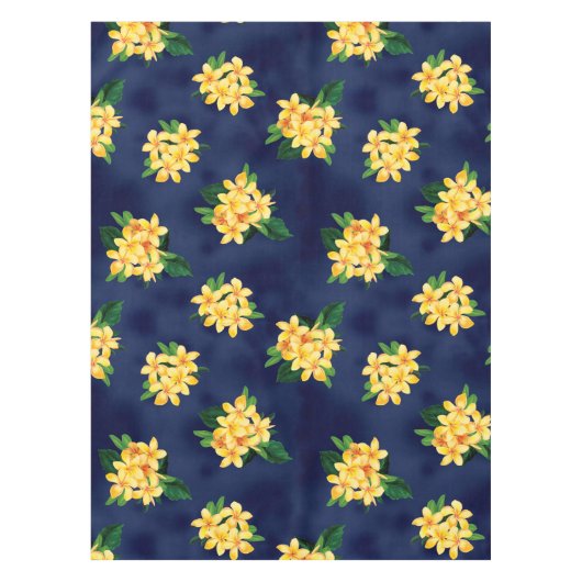 Nappe Paradis tropical Plumeria Hawaiian (Devant)