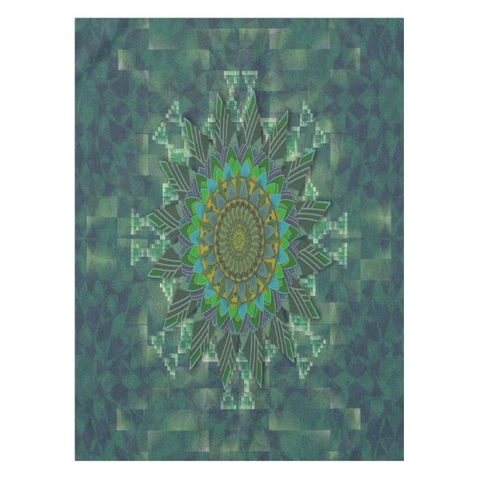 Nappe Parameterisation du puzzle à carré floral feuillu (Devant)