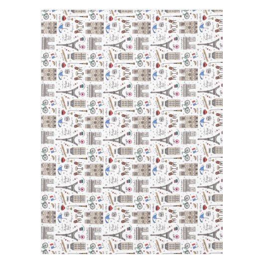 Nappe Paris Doodles (Devant)