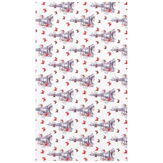 Nappe Paris Tour Eiffel Purple Chic (Devant)