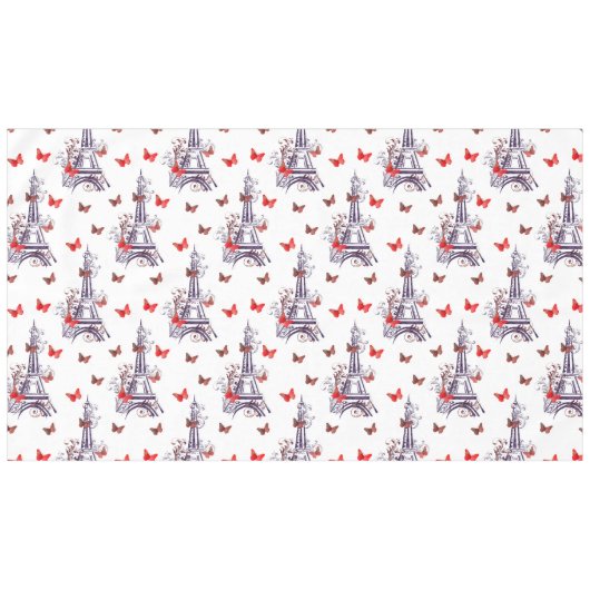 Nappe Paris Tour Eiffel Purple Chic (Devant (Horizontal))