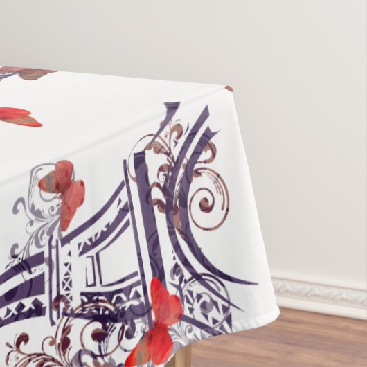 Nappe Paris Tour Eiffel Purple Chic (In Situ)