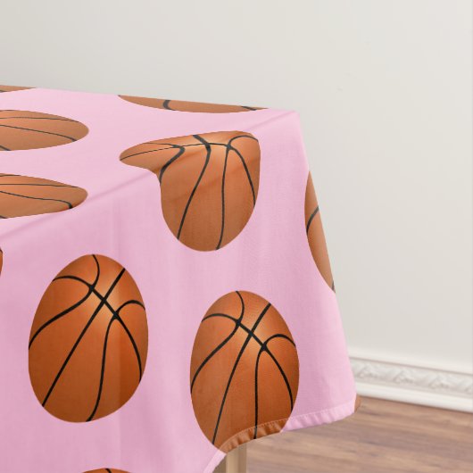 Nappe Parti Anniversaire de enfant de basket-ball rose (In Situ)