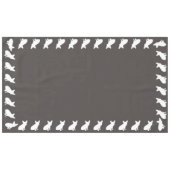 Nappe Parti Silhouette de Bulldog (Devant (Horizontal))