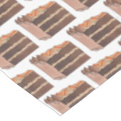 Nappe Partie de gâteau au chocolat allemand Pièce de fêt (Angle)