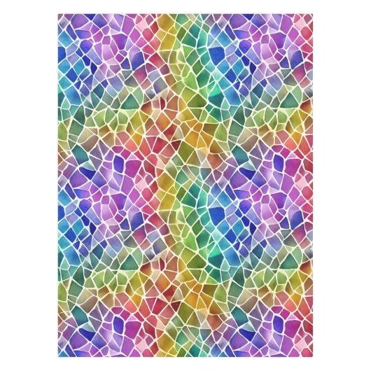 Nappe Parties scintillant Abstrait Octagon géométrique (Devant)