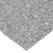 Nappe Parties scintillant argentée (Angle)