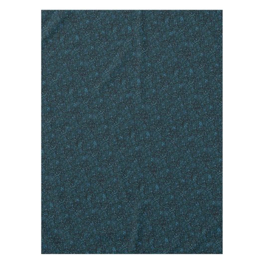 Nappe Parties scintillant bleu Turquoise d'Aqua foncé (Devant)