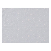 Nappe Parties scintillant d'argent Texture diamant blanc (Devant (Horizontal))