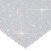 Nappe Parties scintillant d'argent Texture diamant blanc (Angle)