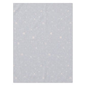 Nappe Parties scintillant d'argent Texture diamant blanc (Devant)