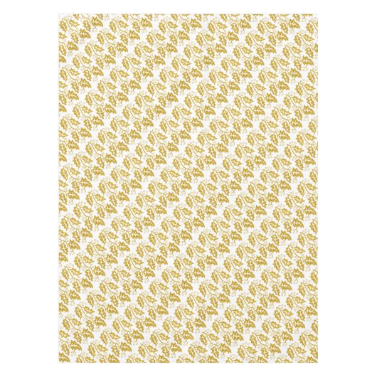 Nappe Parties scintillant d'or saint baies de Noël tenda (Devant)