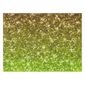 Nappe Parties scintillant en or vert clair chatoyantes (Devant (Horizontal))