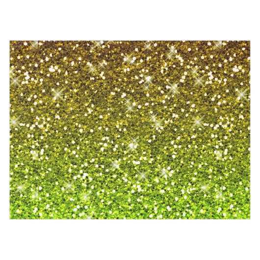 Nappe Parties scintillant en or vert clair chatoyantes (Devant (Horizontal))