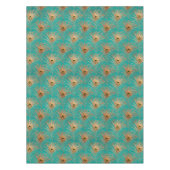 Nappe Parties scintillant Peacock Feathers Motif (Devant)