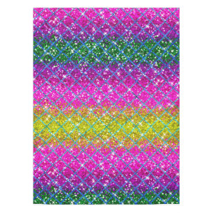 Nappe Parties scintillant pourpre Snakeskin