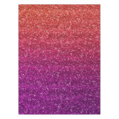 Nappe Parties scintillant rayée orange et violette (Devant)