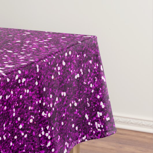 Nappe Parties scintillant rayée orange et violette (In Situ)