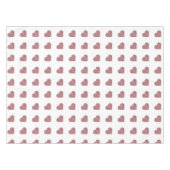 Nappe Parties scintillant Rose Gold Coeurs Arrière - pla (Devant (Horizontal))