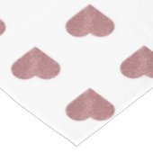 Nappe Parties scintillant Rose Gold Coeurs Arrière - pla (Angle)