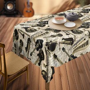 Nappe Partition et instruments Black/Gold ID481